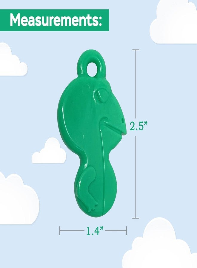 TalkTools Sensory Chew Necklace - Teething and Biting Chewelry for Kids & Adults with ADHD, Autism - Anxiety Relief Chewing Pendant - Safe and Durable Chew Necklace (Green, Frog) - Image 2